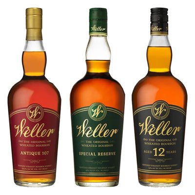 W.L. Weller Antique 107 Bourbon, Special Reserve & 12 Year Bundle