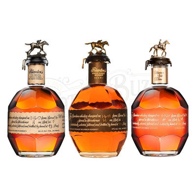 Blanton's Original Single Barrel, Black Label & Gold Label Bundle