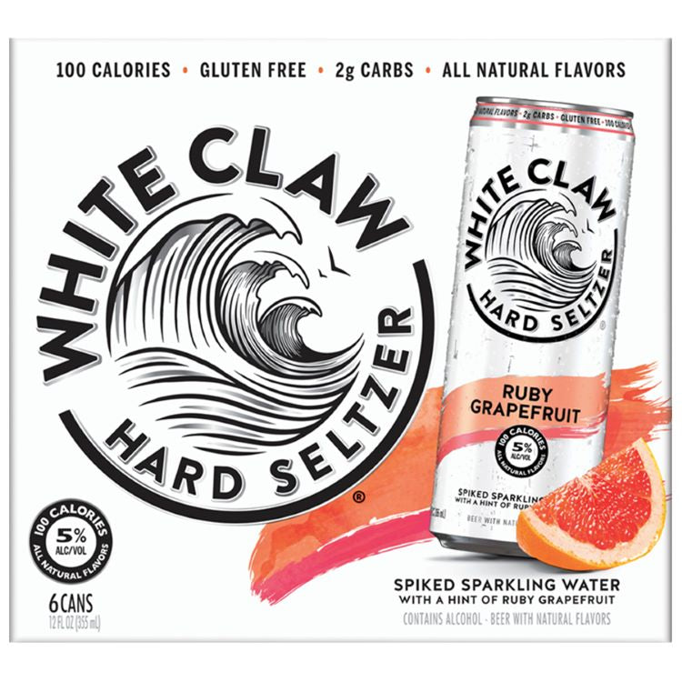 White Claw Ruby Grapefruit 6 Pack - ishopliquor