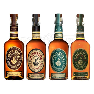 Michter's Toasted Barrel Finish Sour Mash Limited Release Bourbon, Toasted Barrel Finish, Toasted Barrel Rye & Barrel Strength Rye Bundle