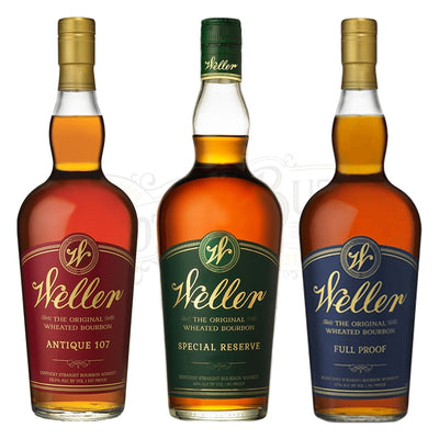 W.L. Weller Antique 107 Bourbon, Special Reserve & Full Proof Bundle